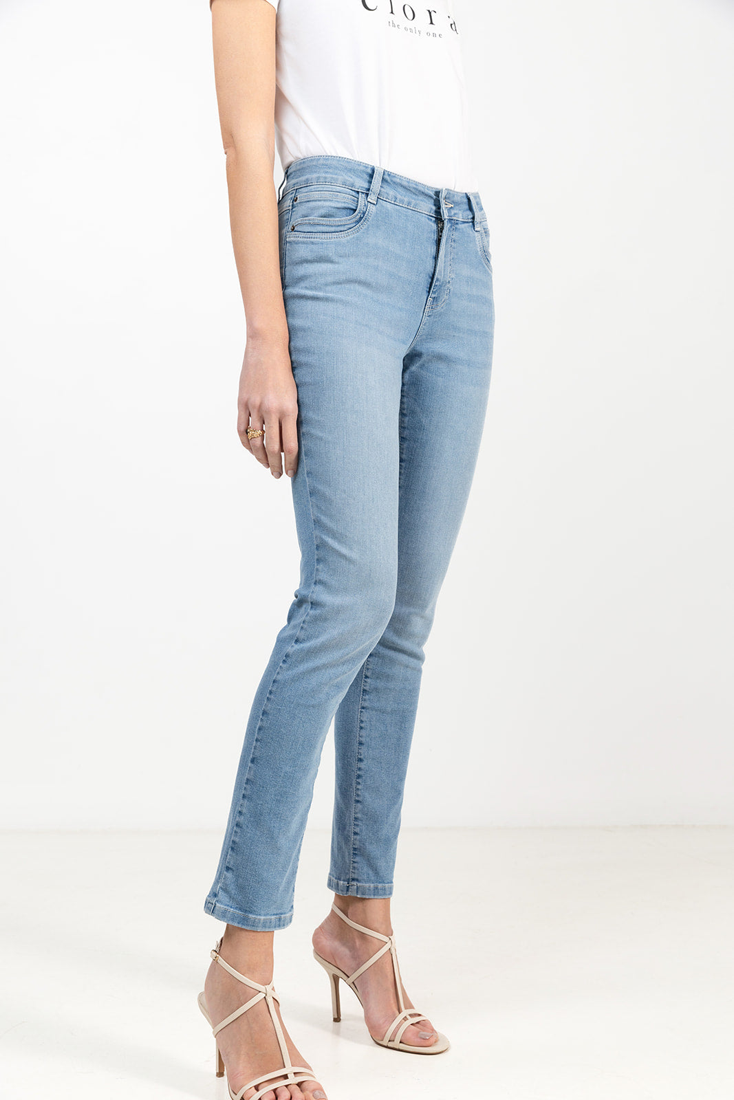 Jean slim bleu clair